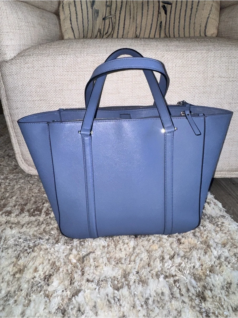 Kate Spade Briar Saffiano Leather Tote Blueberry Cobbler